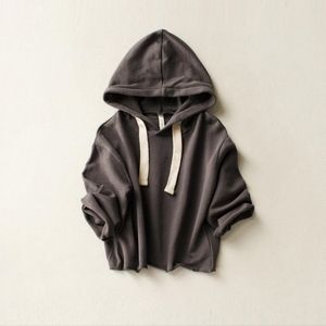 New Grey Oversized Lightweight Kids Hoodie